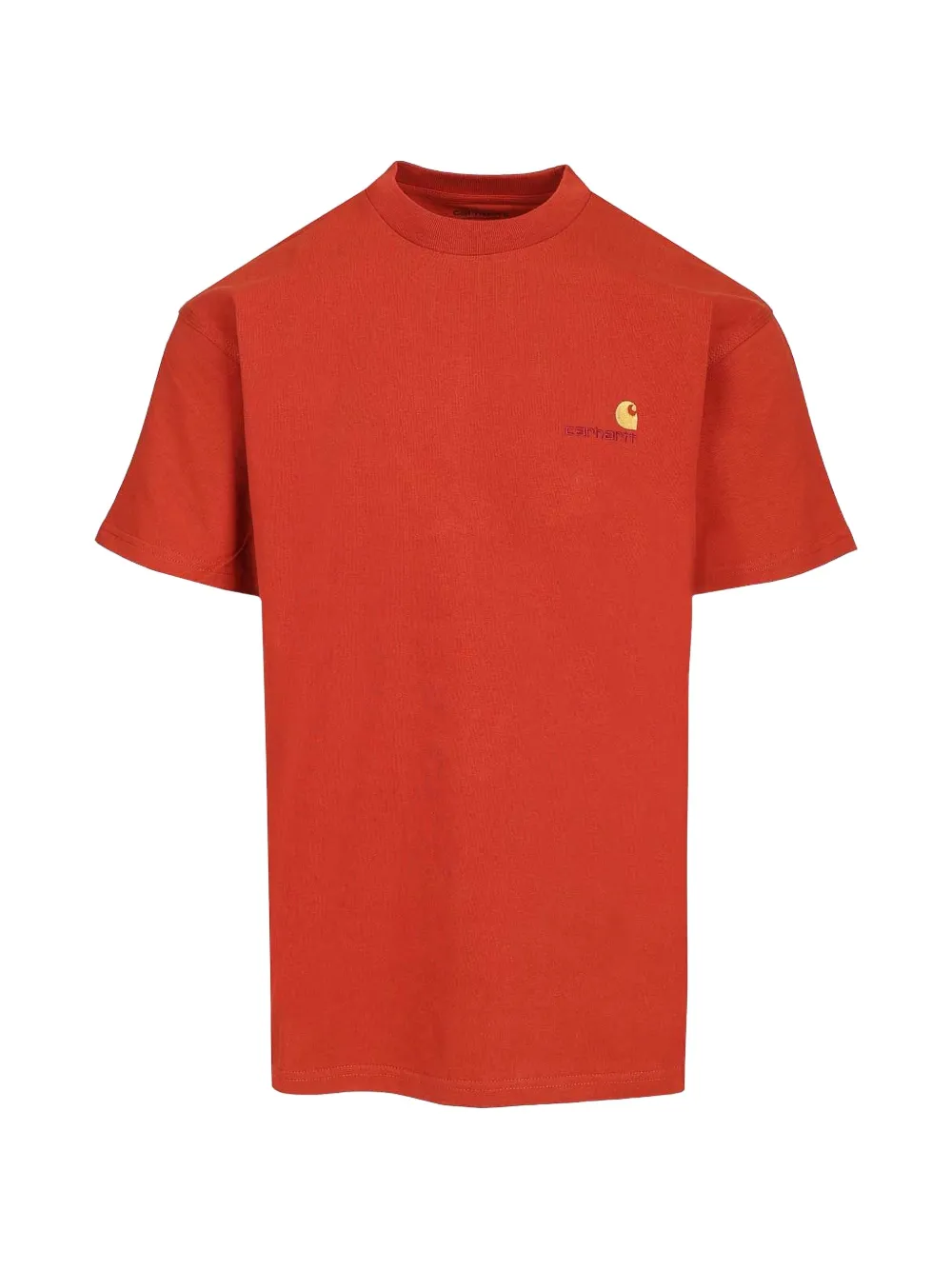 Carhartt WIP T-shirt con logo ricamato - Arancione
