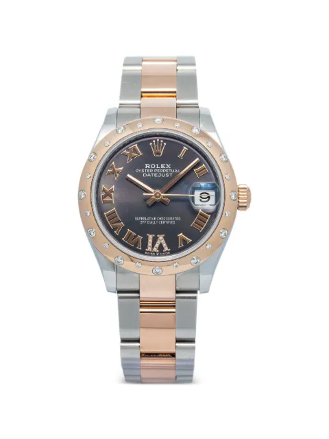 Rolex  reloj Datejust de 31 mm con diamante