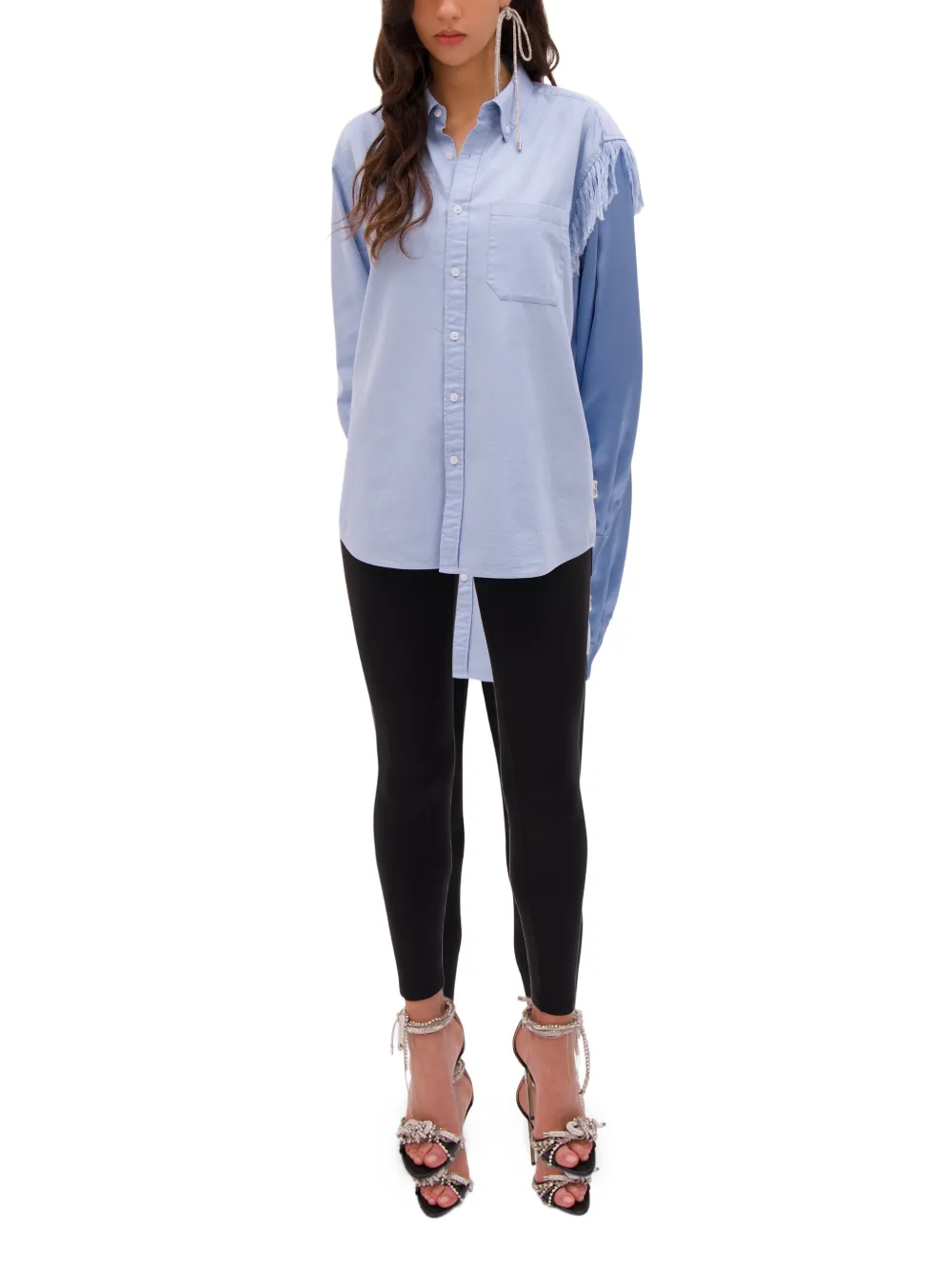  Area Camicia Destrutturata - Blu 