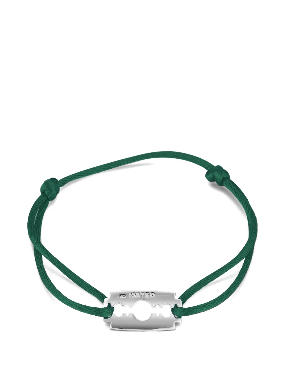 Mateo Razor Blade bracelet - Argento