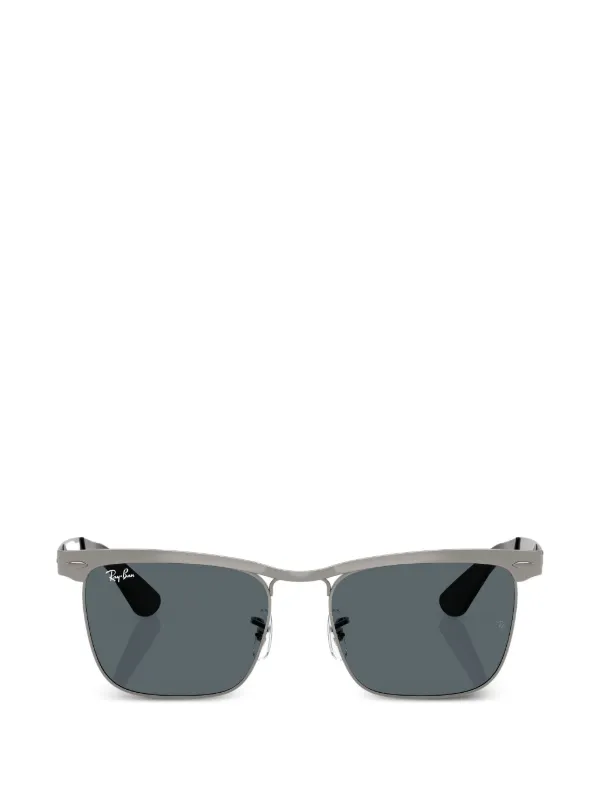 Ray-Ban サングラス グレーフレーム Ray-Ban ウェイファーラー デラックス スクエアフレーム サングラス