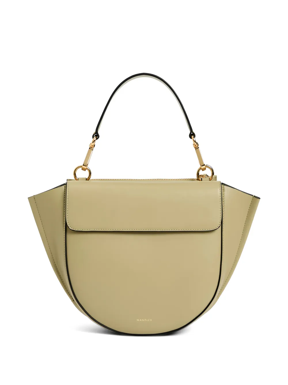 Wandler Hortensia flap tote bag - Toni neutri