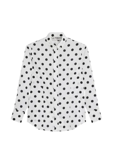Fiorucci camisa con estampado de lunares