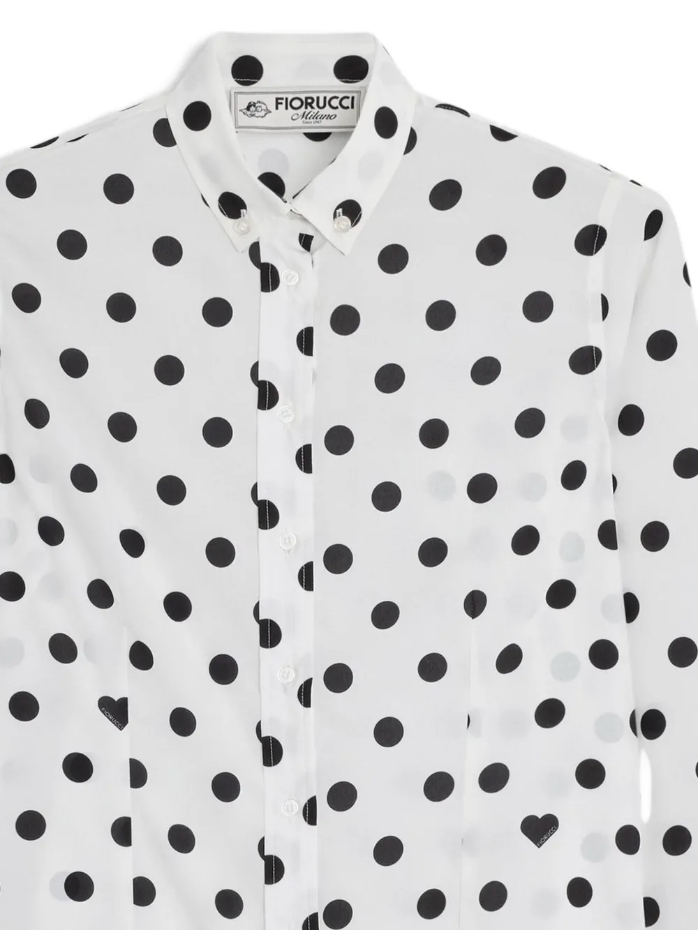 Fiorucci Polka-dot Shirt - White 