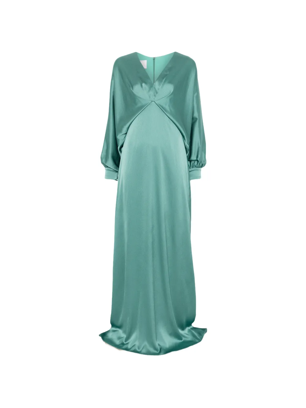 AIRE V-neck gathered maxi dress - Verde