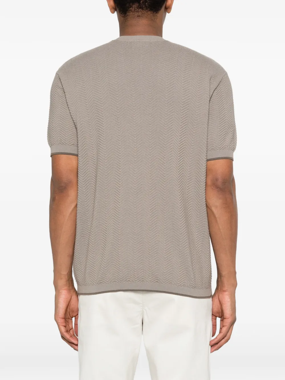 Emporio Armani T-shirt met patroon Grijs