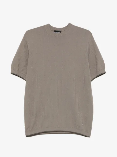 Emporio Armani pattern short-sleeve T-shirt