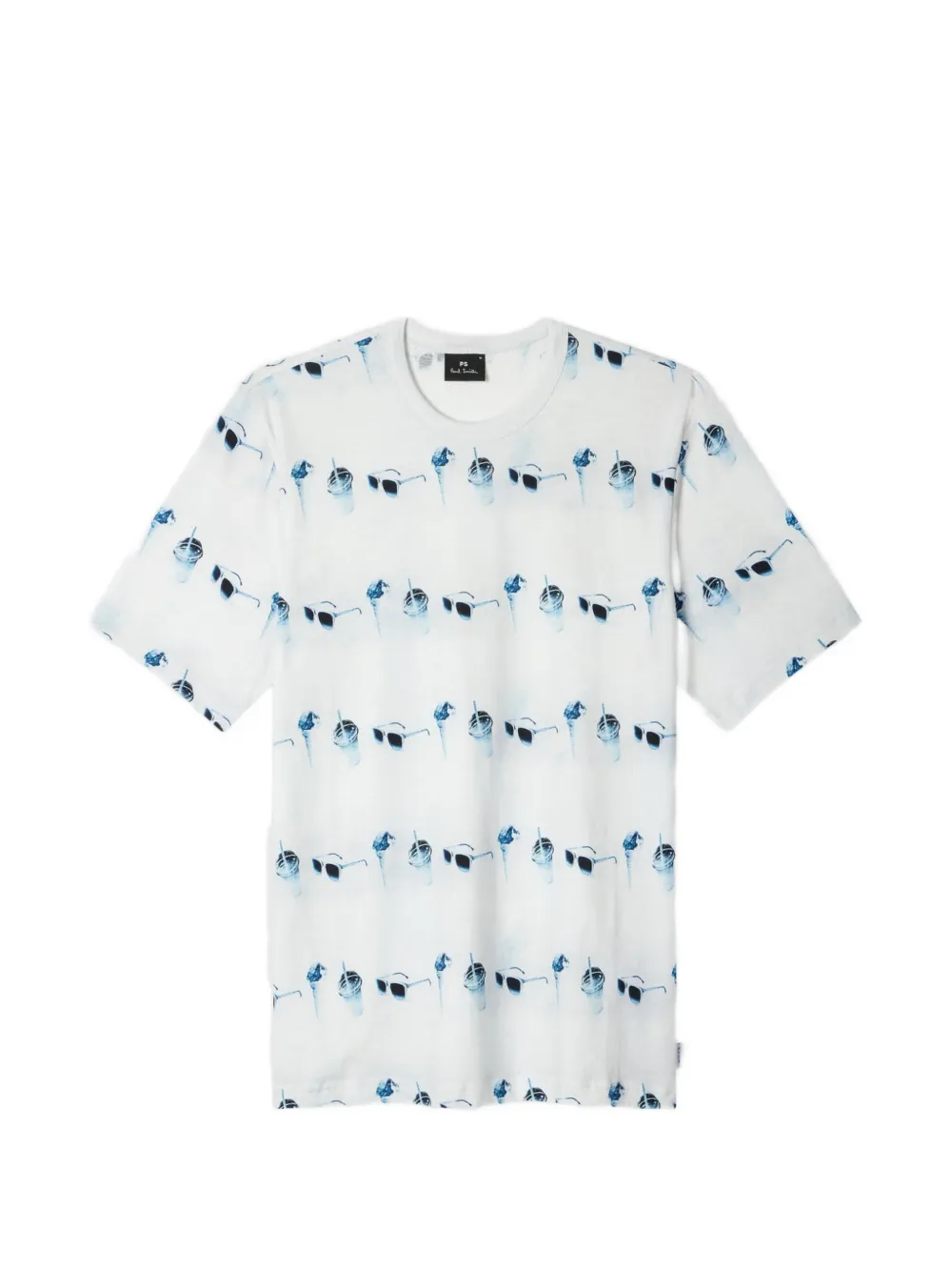PS Paul Smith T-shirt met print Wit