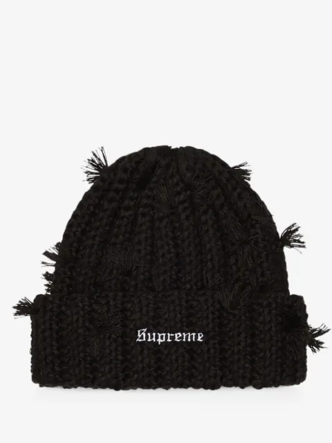 Supreme gorro de tejido grueso Hand Tied