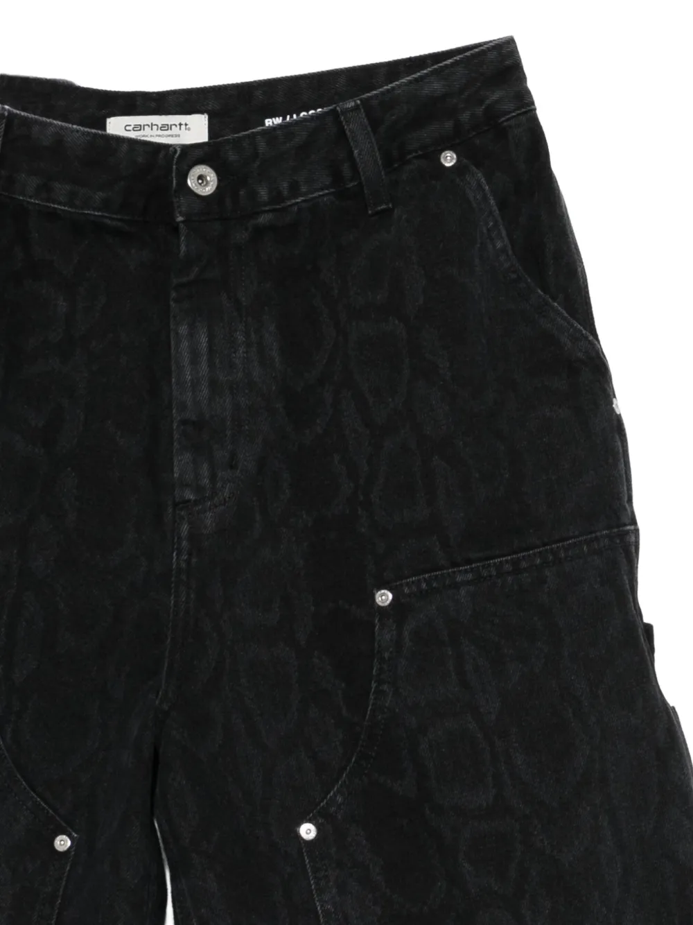  Carhartt Wip Double-knee Shorts - Black 