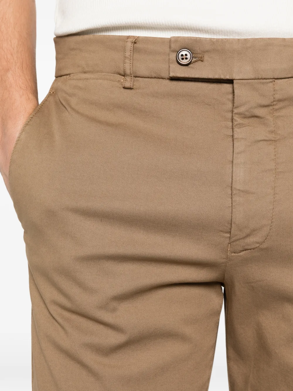 Berwich Vulcano skinny broek Beige