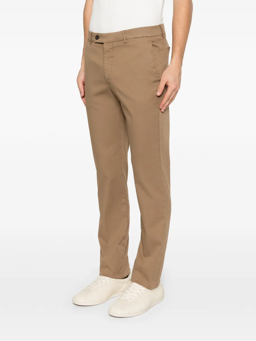Berwich Vulcano skinny broek Beige