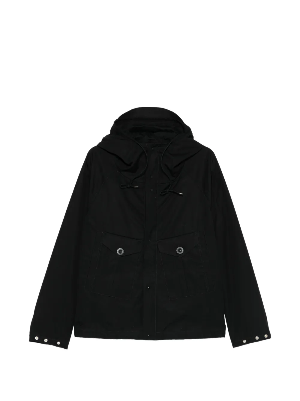Ten C Esk hooded cotton jacket - Nero