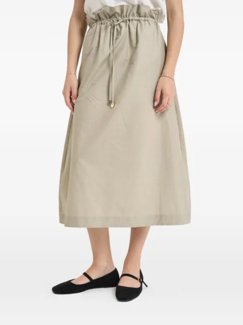 LIU JO drawstring paperbag-waist skirt