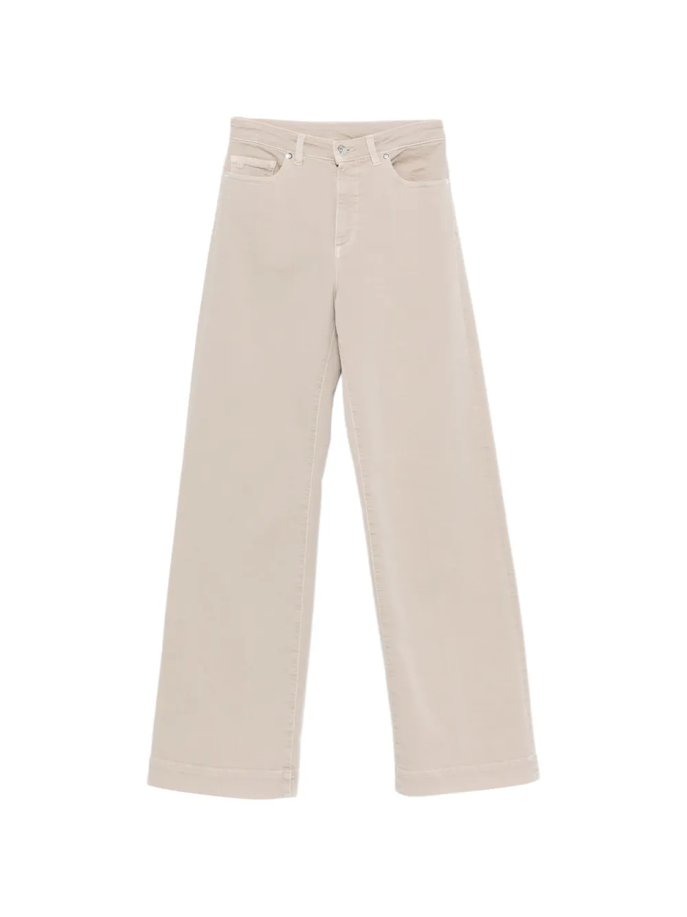 Nine In The Morning button wide-leg jeans - Toni neutri