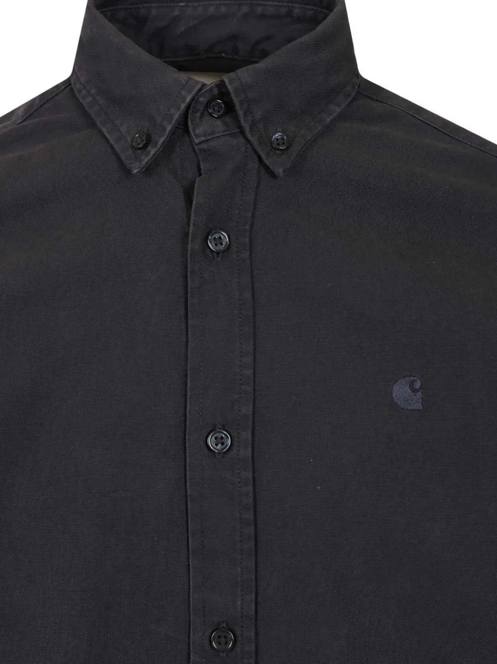 Carhartt WIP Bolton overhemd met geborduurd logo Blauw