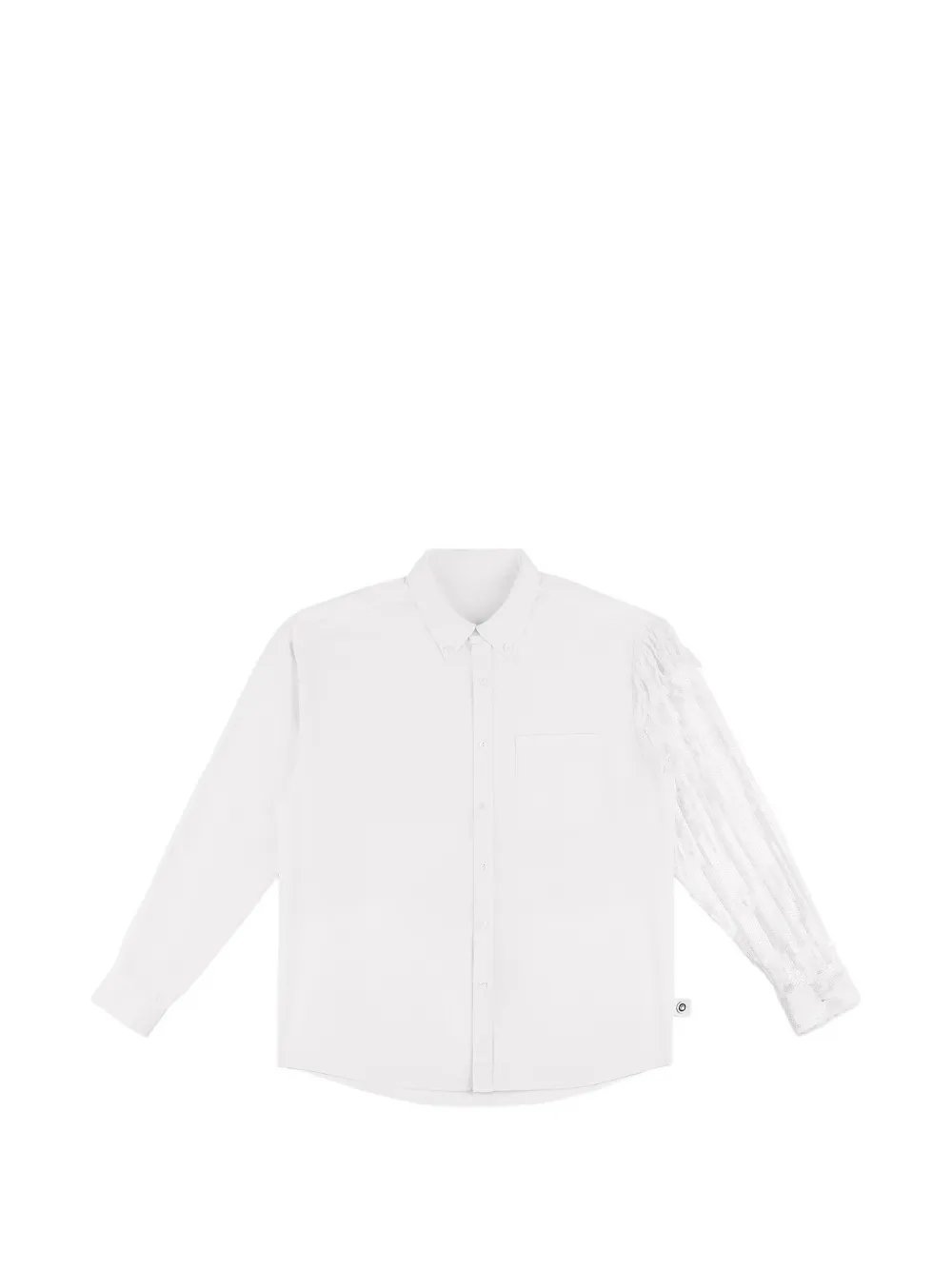 AREA sequin-embellished oxford shirt - White