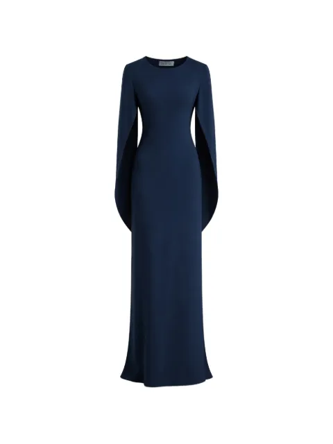 Gloria Coelho Medieval draped-sleeve maxi dress