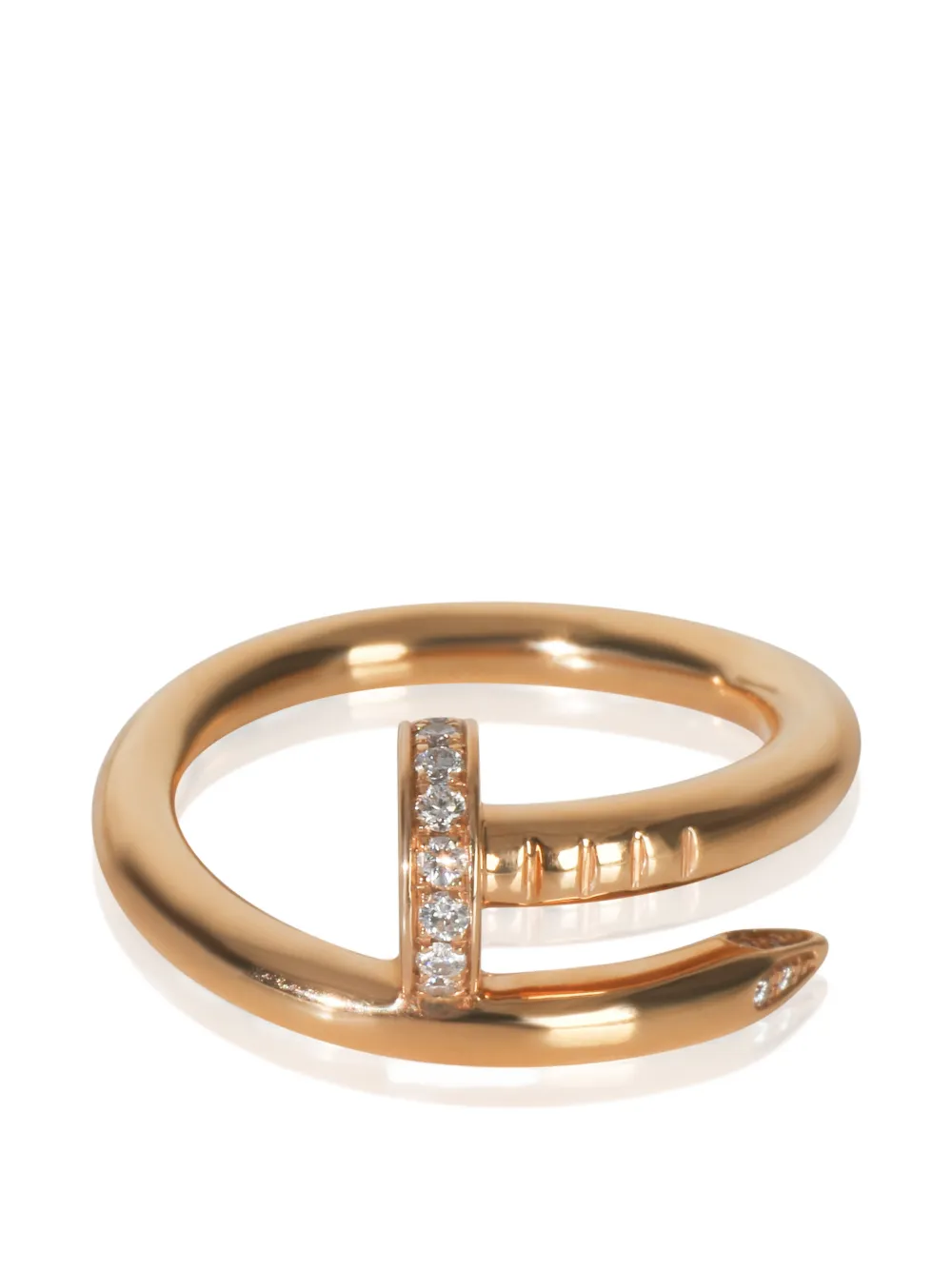 Cartier Anello Juste Un Clou con diamanti - Rosa