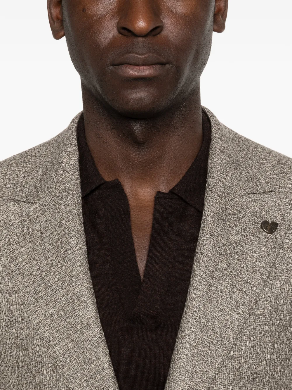Gabriele Pasini Blazer met knopen Beige