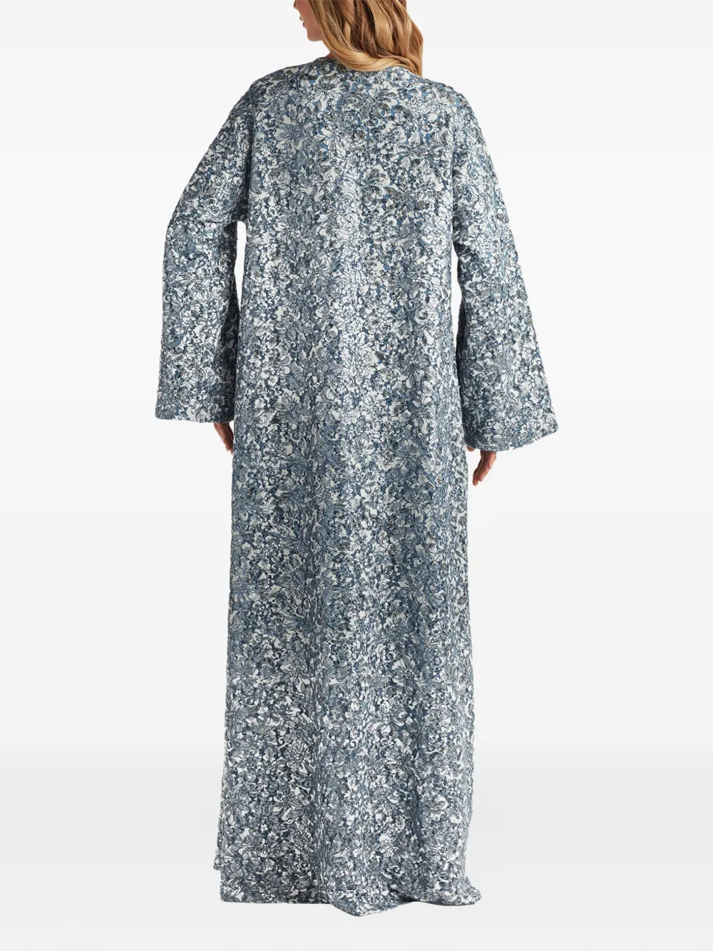 Tadashi Shoji Jurk met pailletten en bloemen Wit