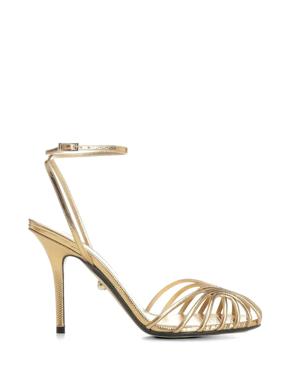 Alevì Blake leren sandalen Goud