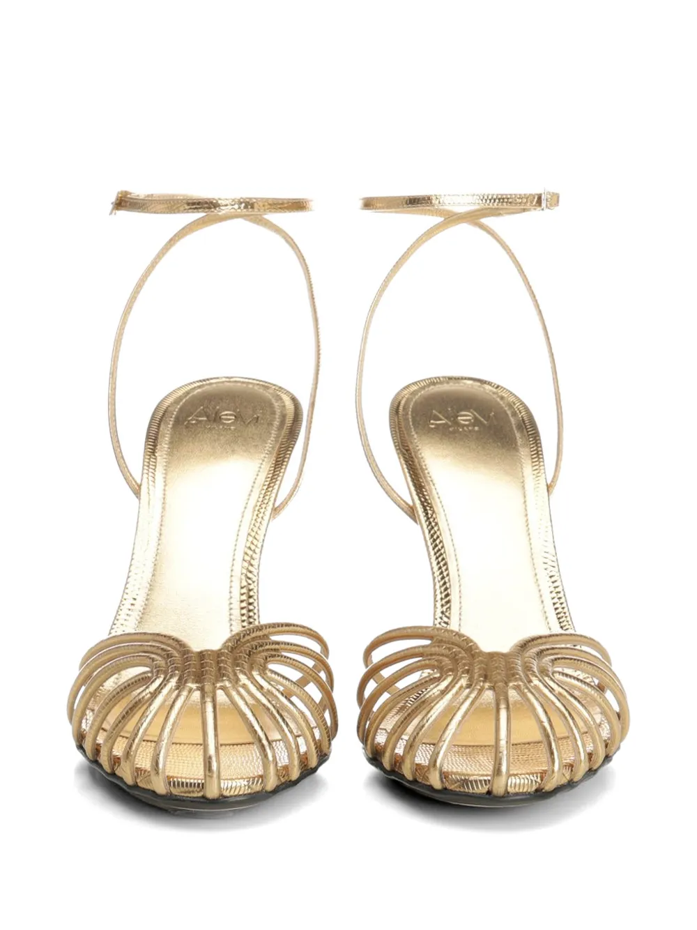Alevì Blake leren sandalen Goud