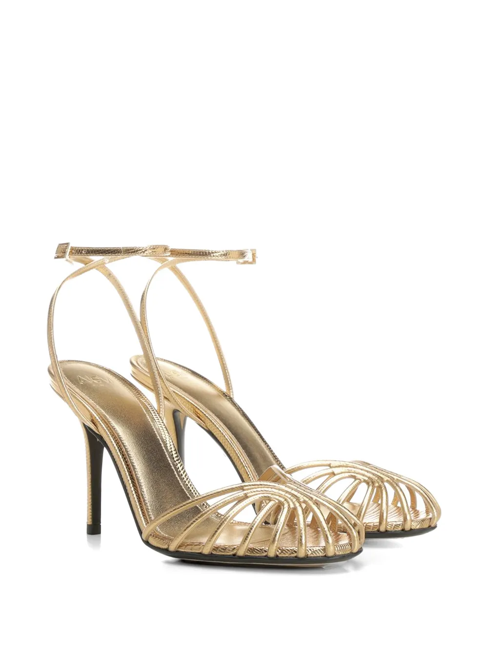 Alevì Blake leren sandalen Goud
