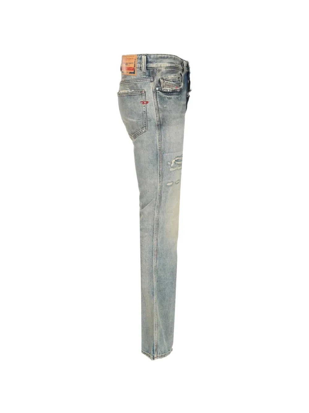  Diesel 1998 Distressed-detail Bootcut Jeans - Blue 