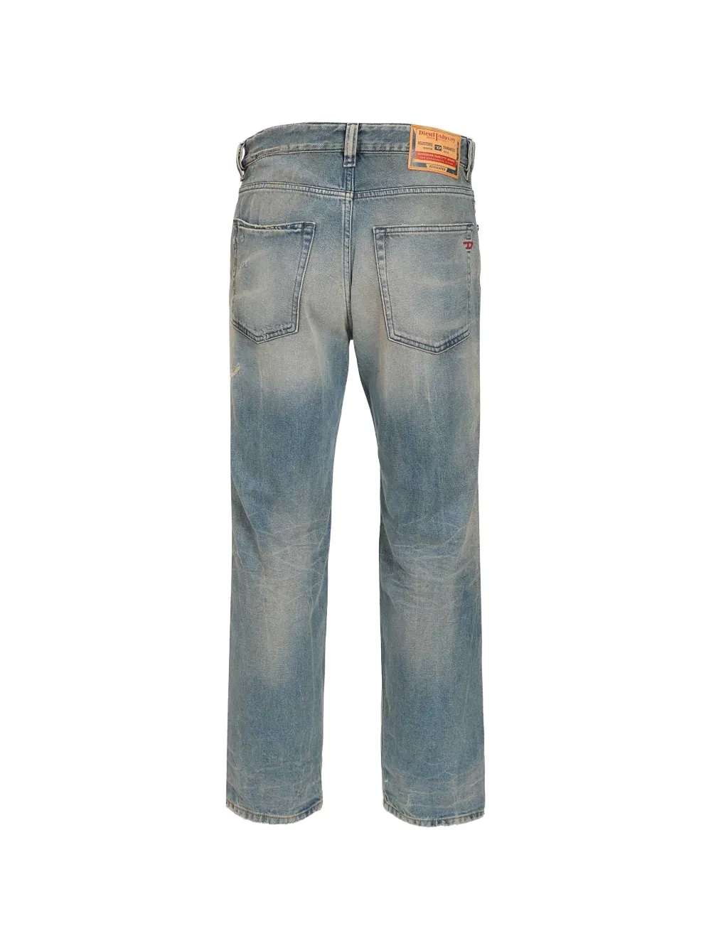 Diesel 2024 jeans met logopatch Blauw