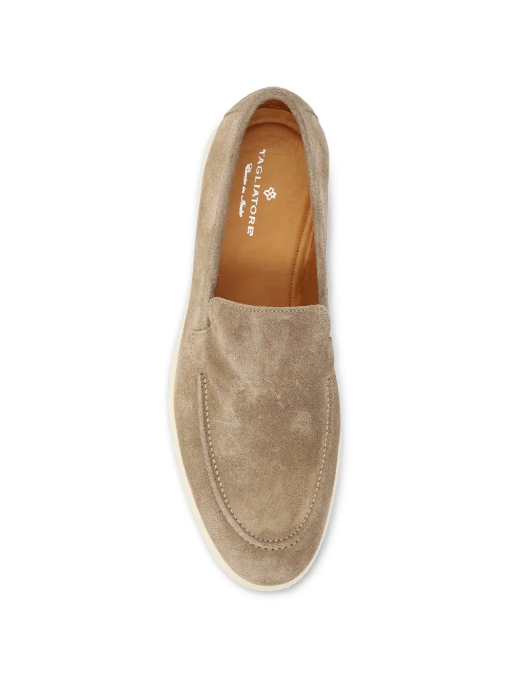 Tagliatore Loafers met ronde neus Beige
