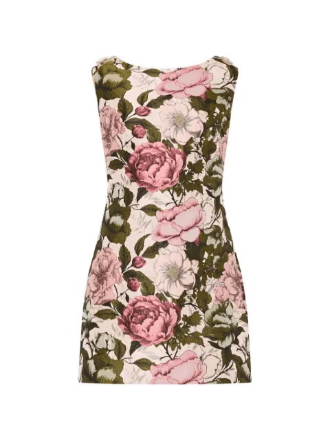 Milly Milly floral jacquard mini dress