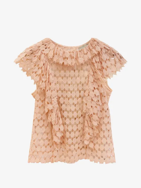 Ulla Johnson lace ruffled top