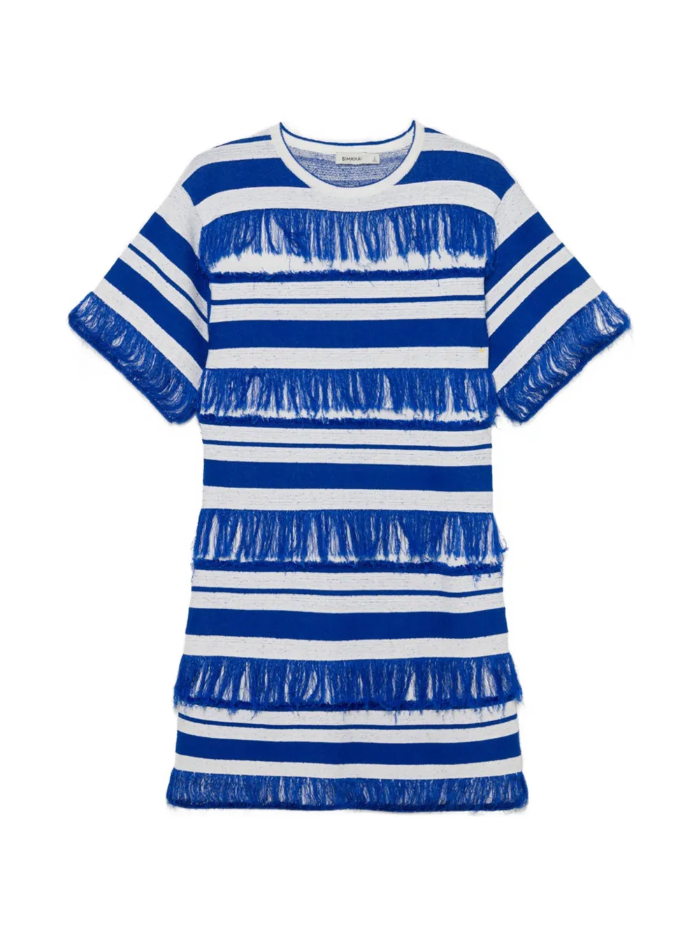 Simkhai Torrance fringed dress - Blu