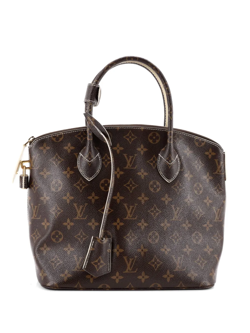 Louis Vuitton Pre-Owned Lockit Handbag Monogram Fetish Canvas satchel - Marrone