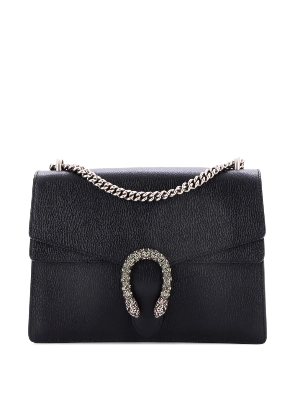 Gucci Pre-Owned Dionysus Bag Leather Medium shoulder bag - Nero