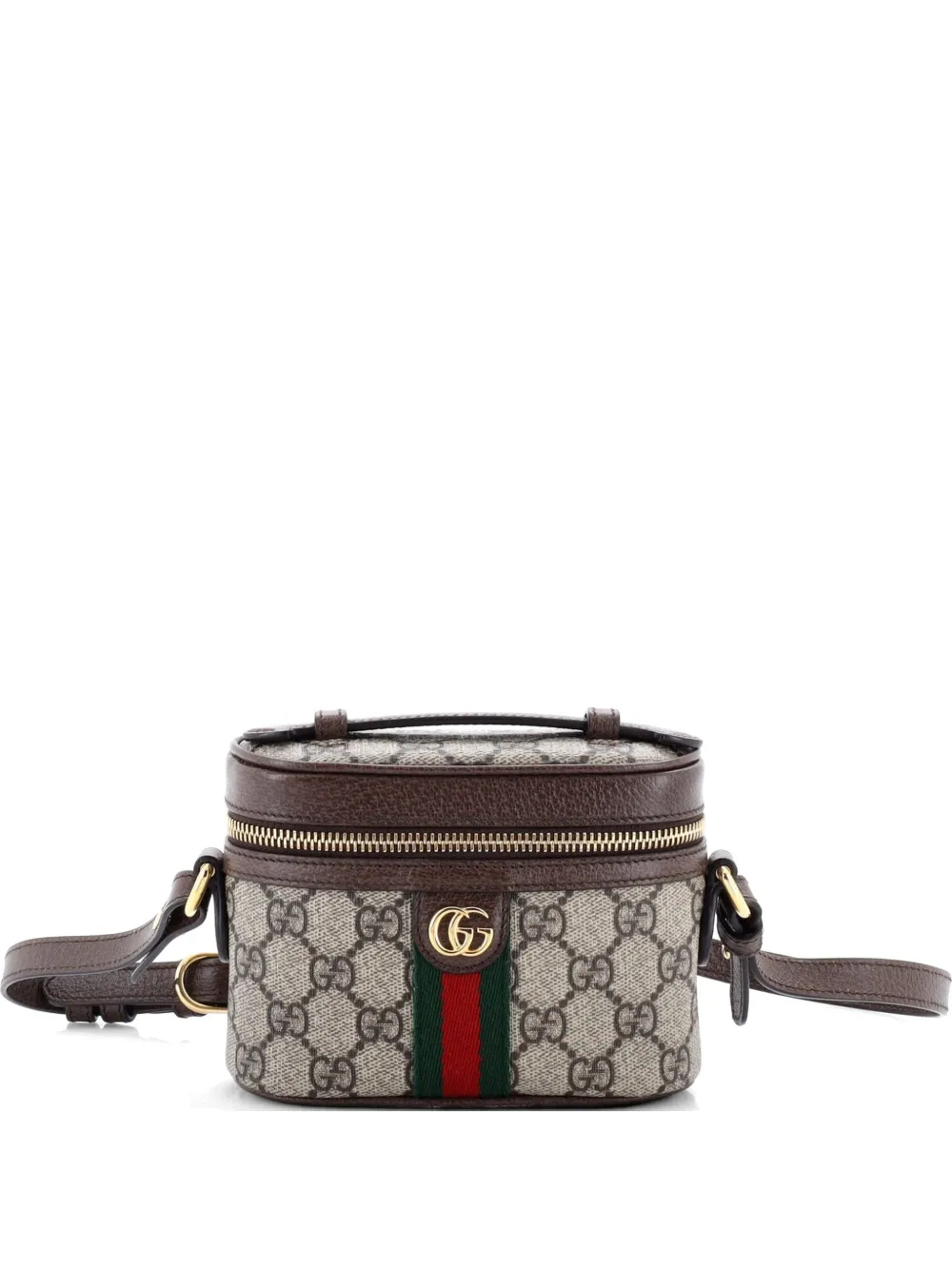 Gucci Pre-Owned Ophidia Top Handle Bag GG Coated Canvas Mini shoulder bag - Marrone