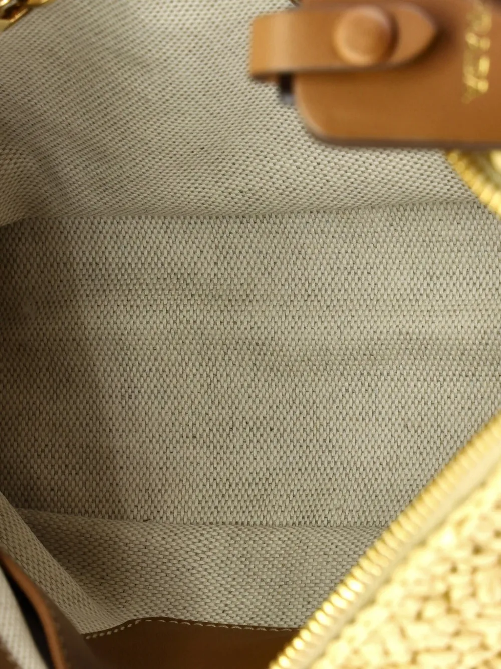 Aimee Raffia And Leather Large Shoulder Bag