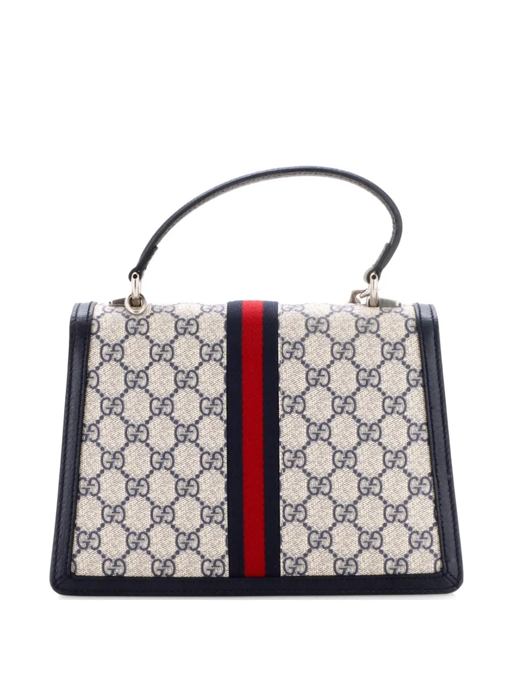 Ophidia Flap Top Handle Bag Gg Coated Canvas Small Satchel