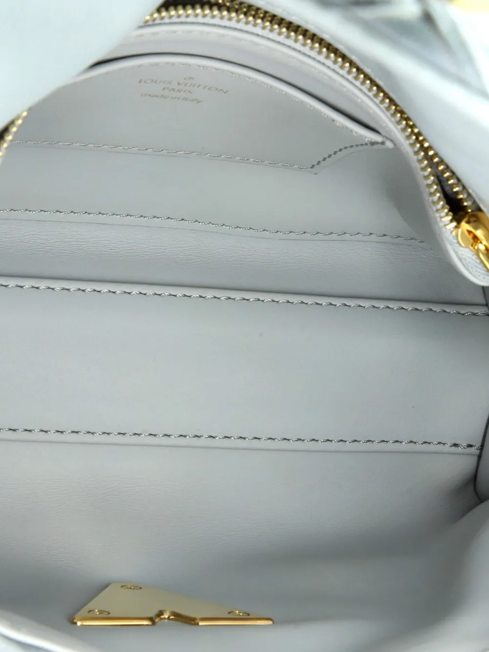 Go-14 Top Handle Nm Handbag Malletage Leather Pm Crossbody Bag