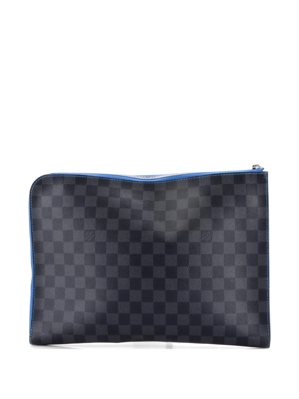 Louis Vuitton Pre-Owned Zip Around Pochette Jour Damier Graphite GM clutch bag - Nero
