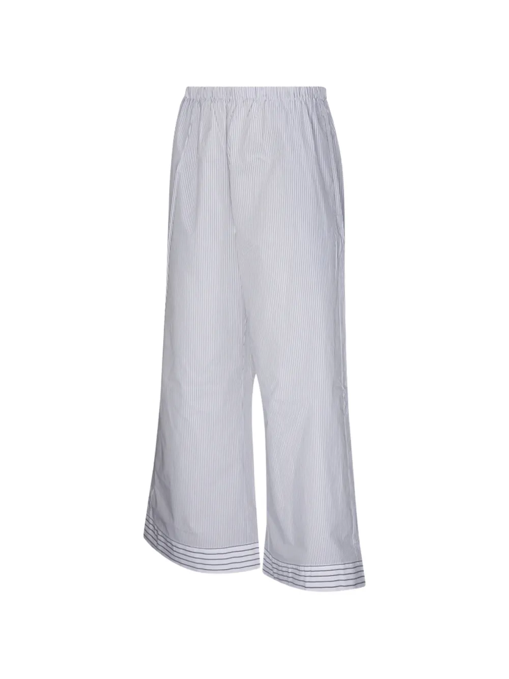 By Malene Birger Mirabello gestreepte broek Wit