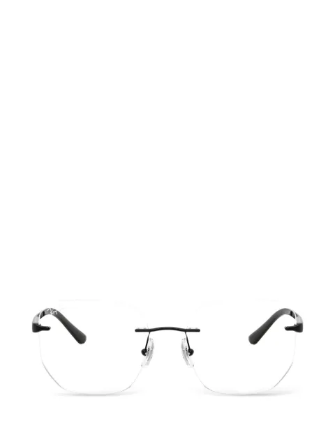 Ray-Ban rimless glasses