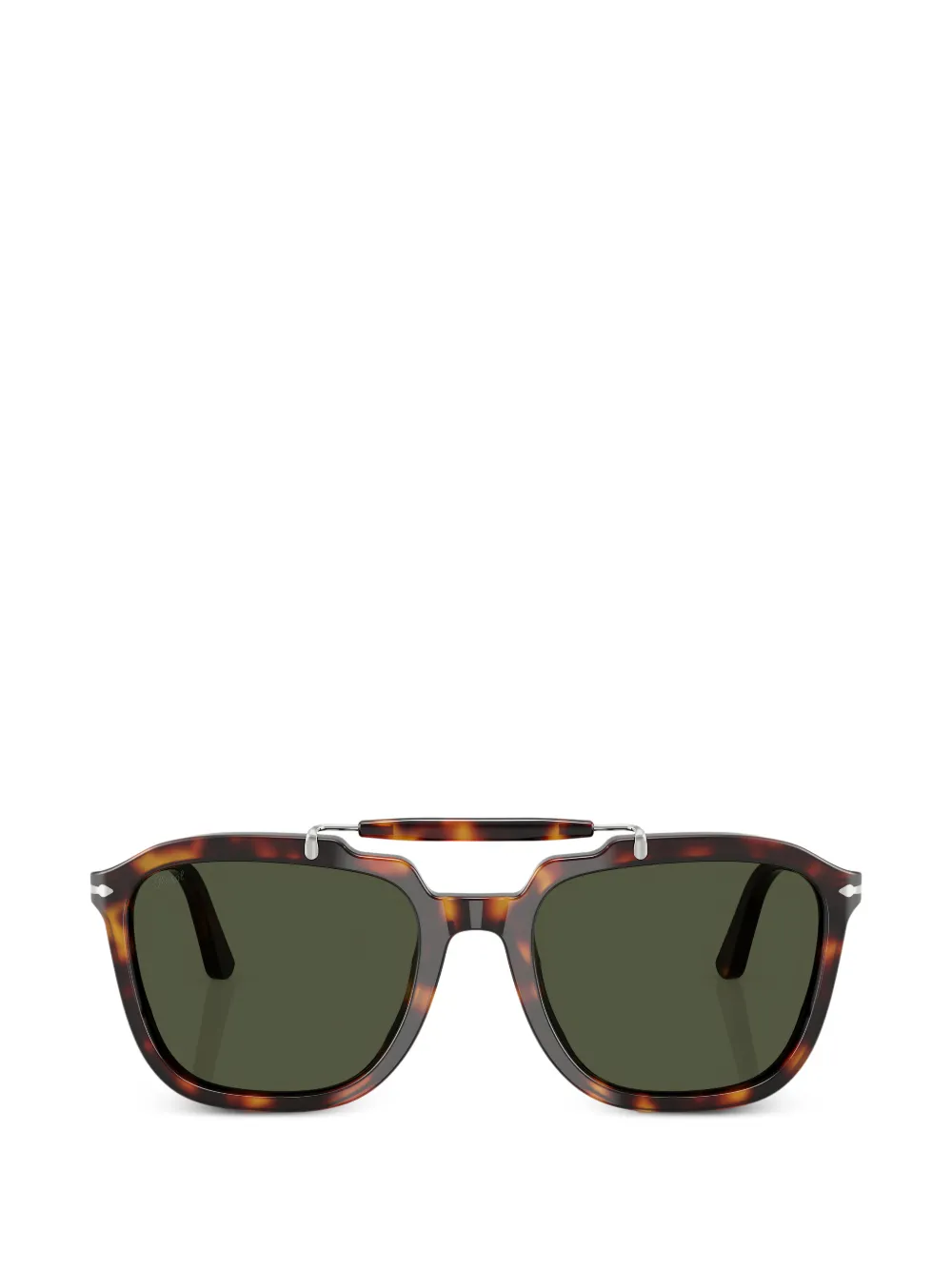 Persol - Óculos de sol geométrico Senna Series - unissex - acetato - 57 - Marrom