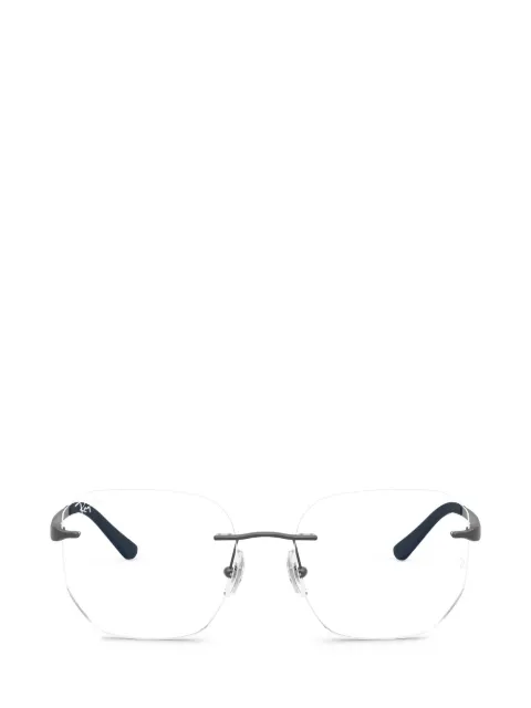 Ray-Ban geometric rimless glasses
