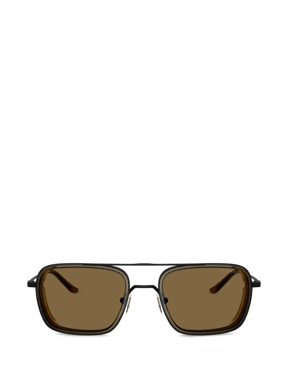 Emporio Armani pilot frame sunglasses - Nero