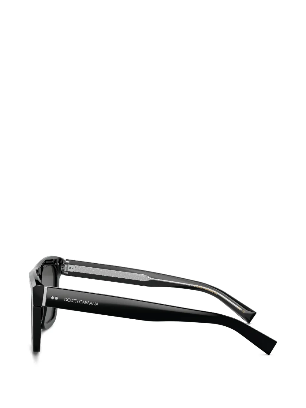 Dolce & Gabbana Eyewear Zonnebril met vierkant montuur Zwart