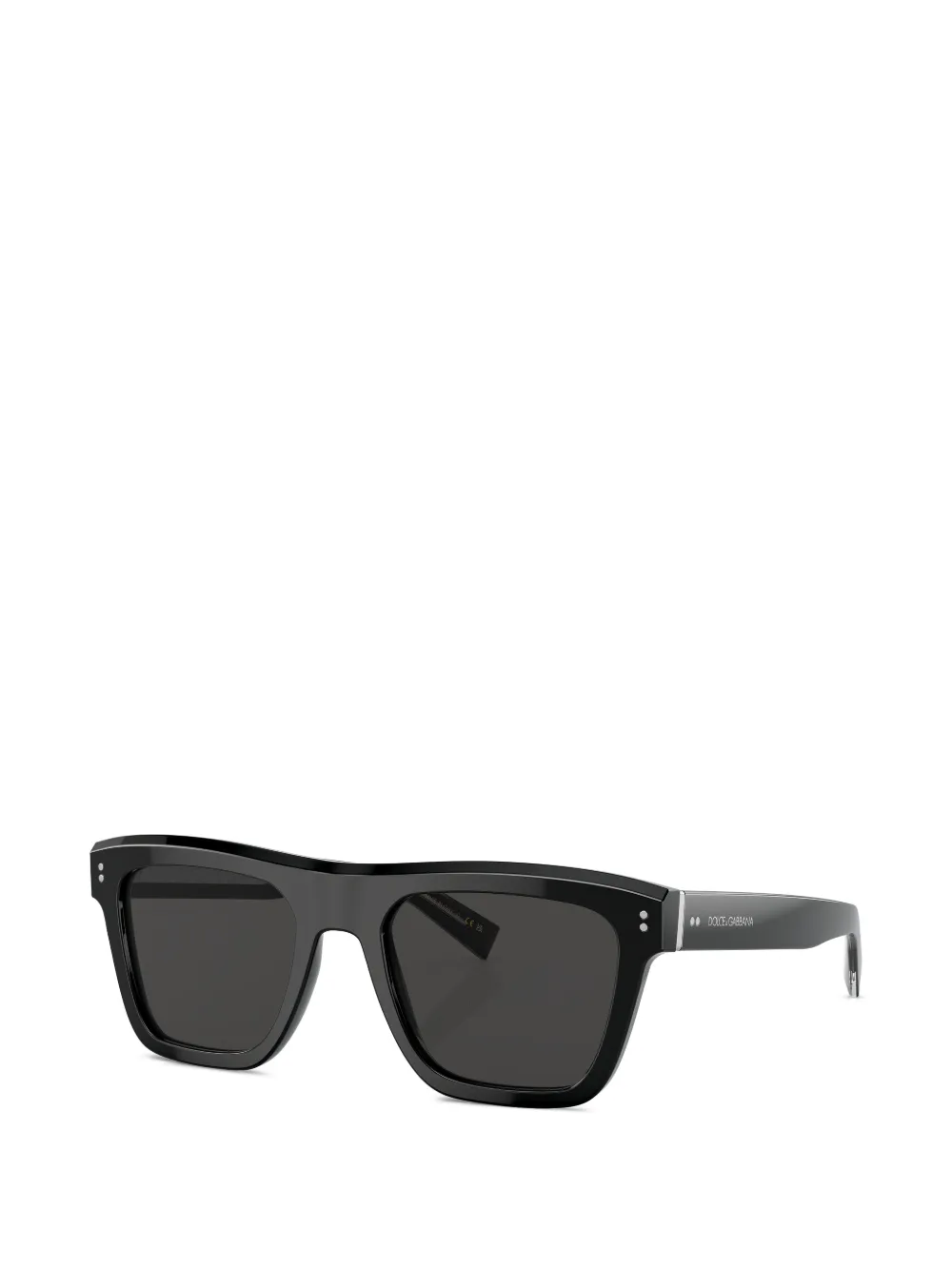 Dolce & Gabbana Eyewear Zonnebril met vierkant montuur Zwart