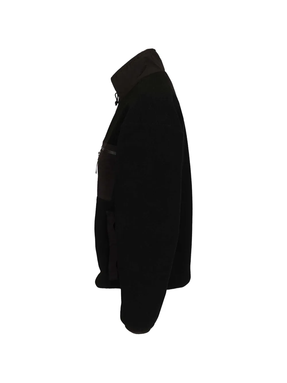 logo-patch fleece jacket