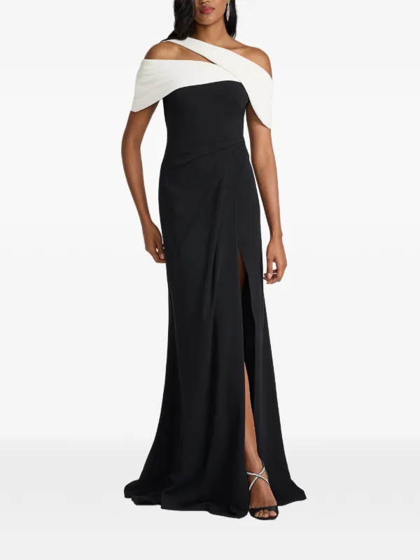 tadashi shoji formal dresses Indira Embroidered Chiffon Midi Dress